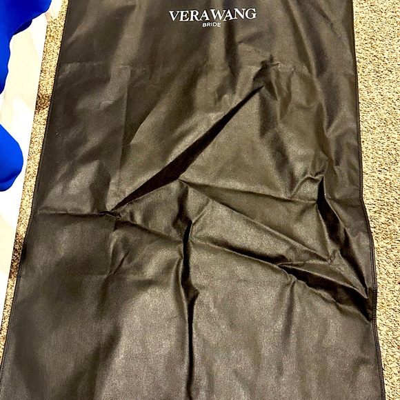 Size 8 Vera Wang Blue Gown - Picture 9 of 9